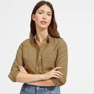 Everlane The Shrunken Cotton Shirt button up